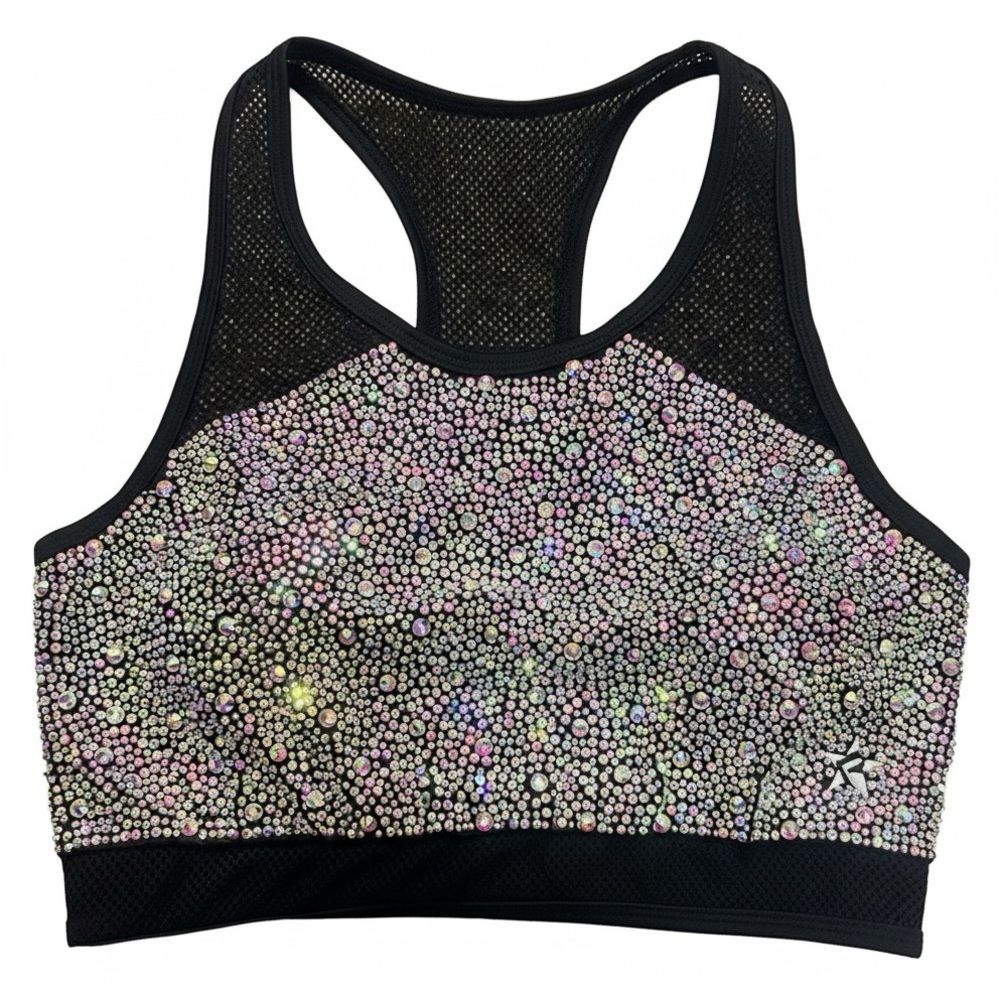 ALL-STAR REBEL ATHLETICS PREMIUM RHINESTONE SPORTS BRA
SZ ALG
EUC